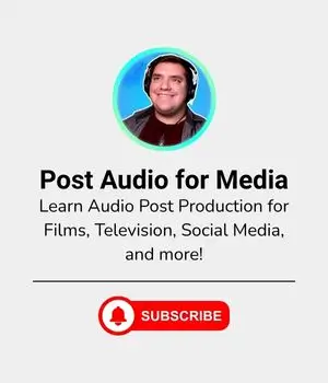 Post Audio for Media YouTube